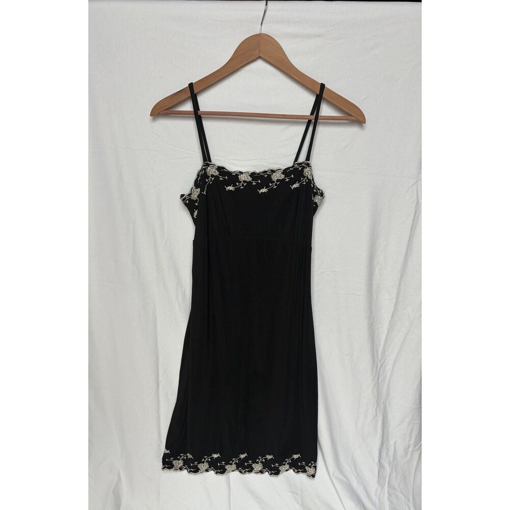 Vintage 90s City Triangles Embroidered Mini Dress